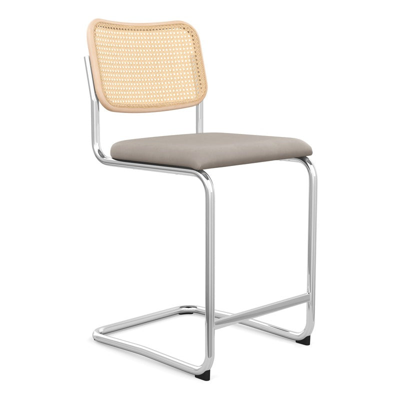 Cesca Stool with Upholstered Seat