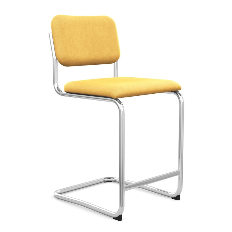 Cesca Stool with Upholstered Seat and Back