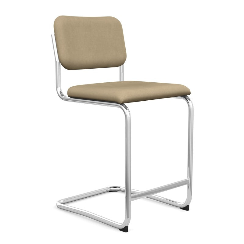 Cesca Stool with Upholstered Seat and Back