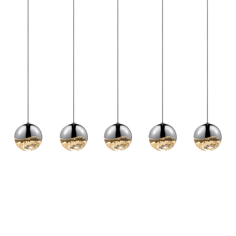 Grapes Five Lights Linear Pendant Light