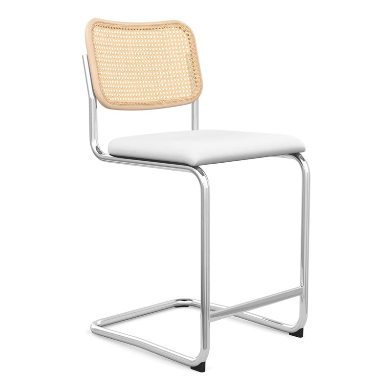 Cesca Stool with Upholstered Seat