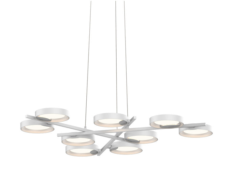 Light Guide Ring Nine Light Pendant Light