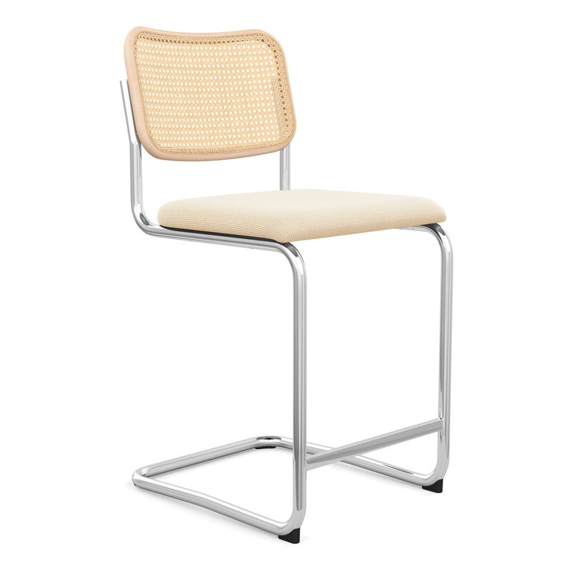 Cesca Stool with Upholstered Seat