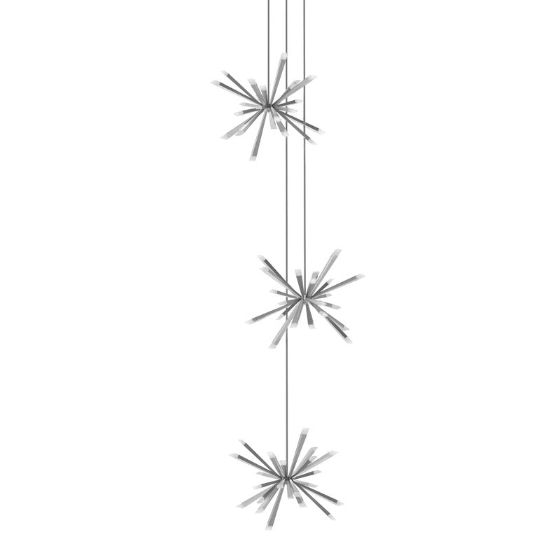 Starburst Triple Chandelier