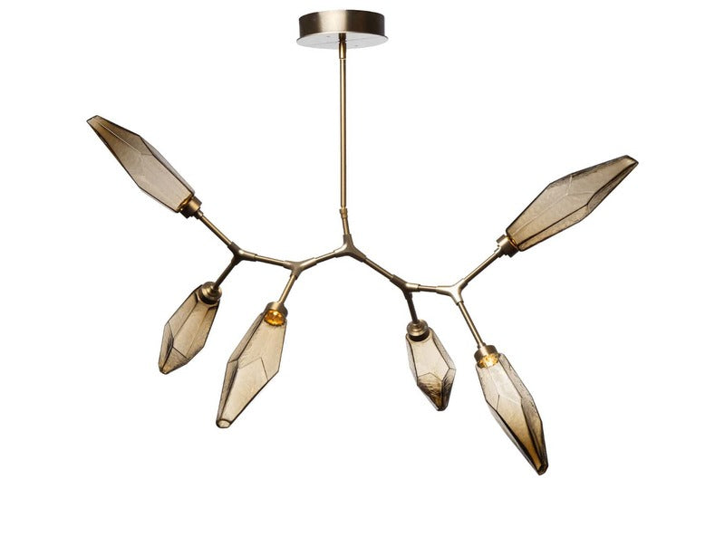 Rock Crystal Modern Branch Chandelier