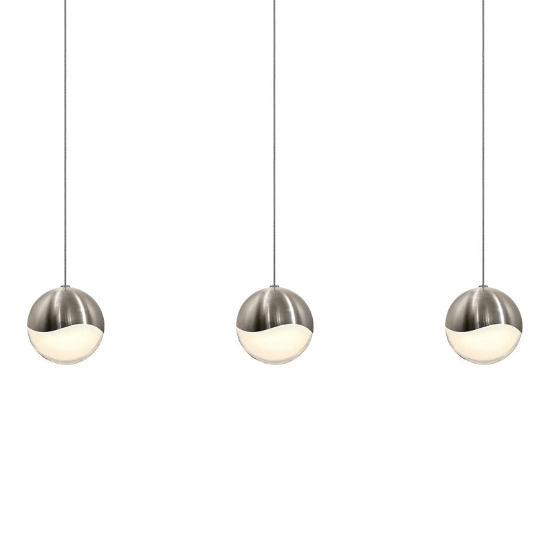 Grapes Three Light Linear Pendant Light