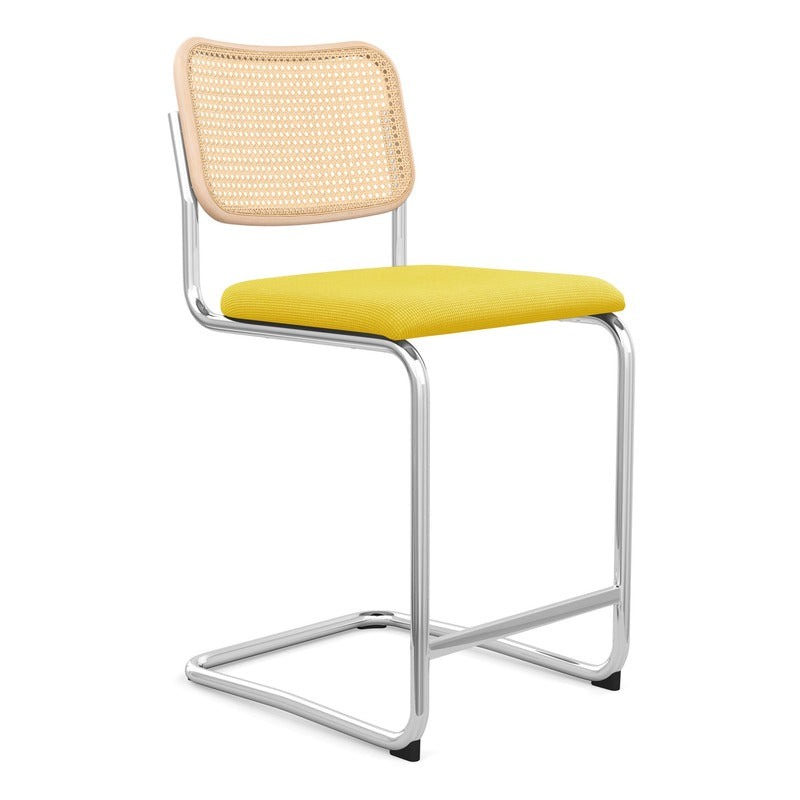 Cesca Stool with Upholstered Seat