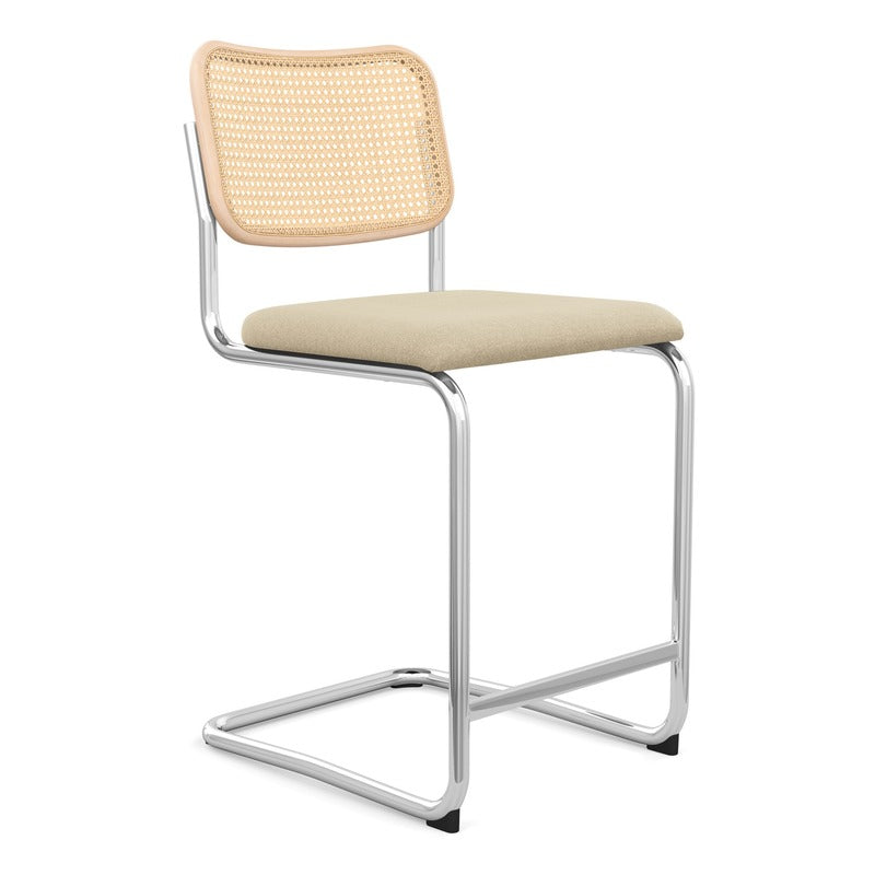 Cesca Stool with Upholstered Seat