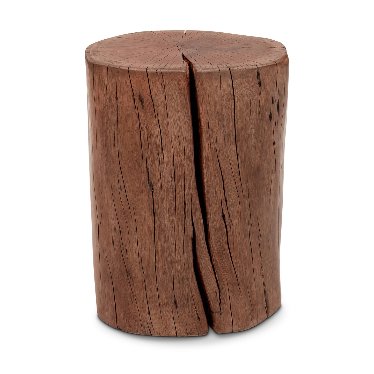 Solid Wood Stump Stool