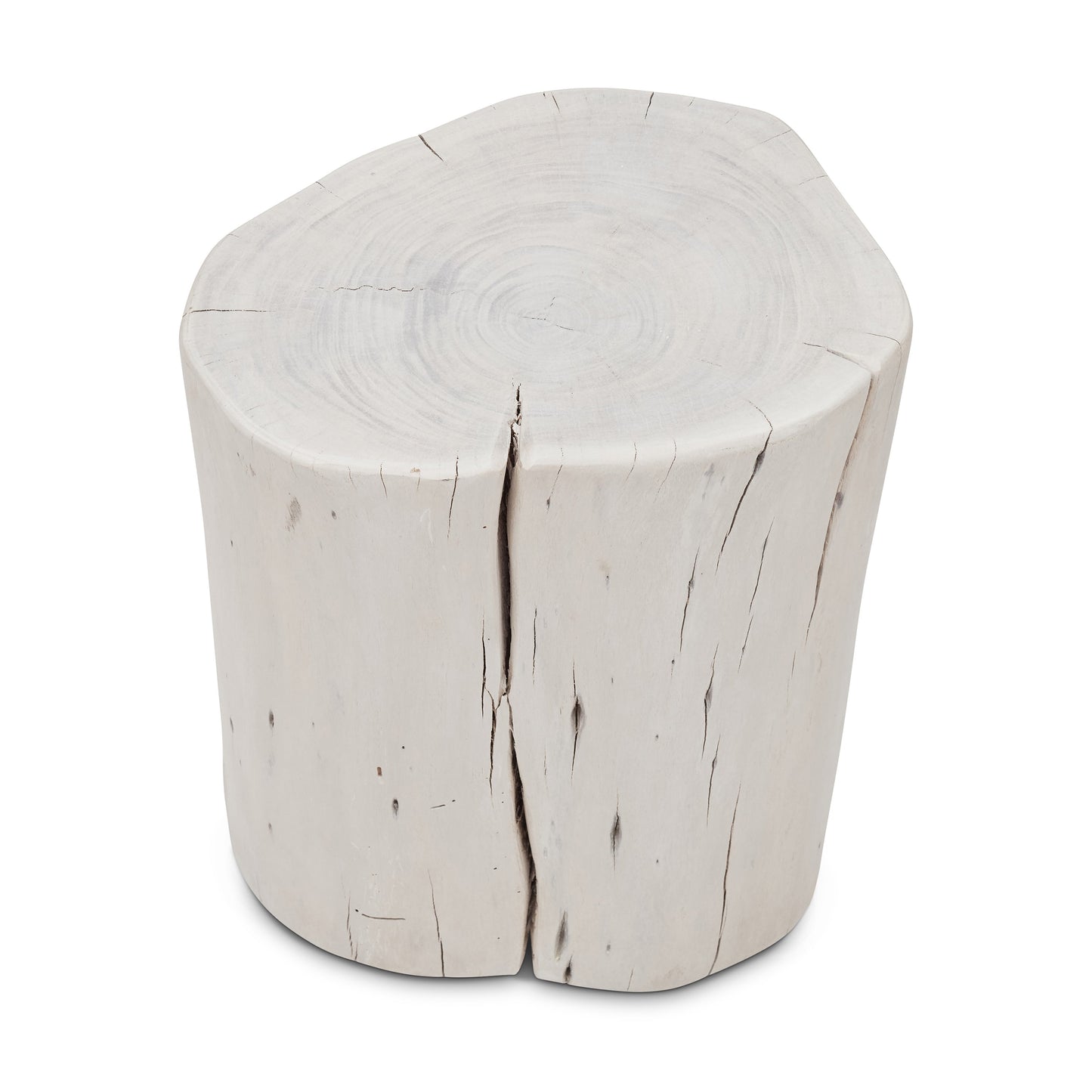 Solid Wood Stump Stool