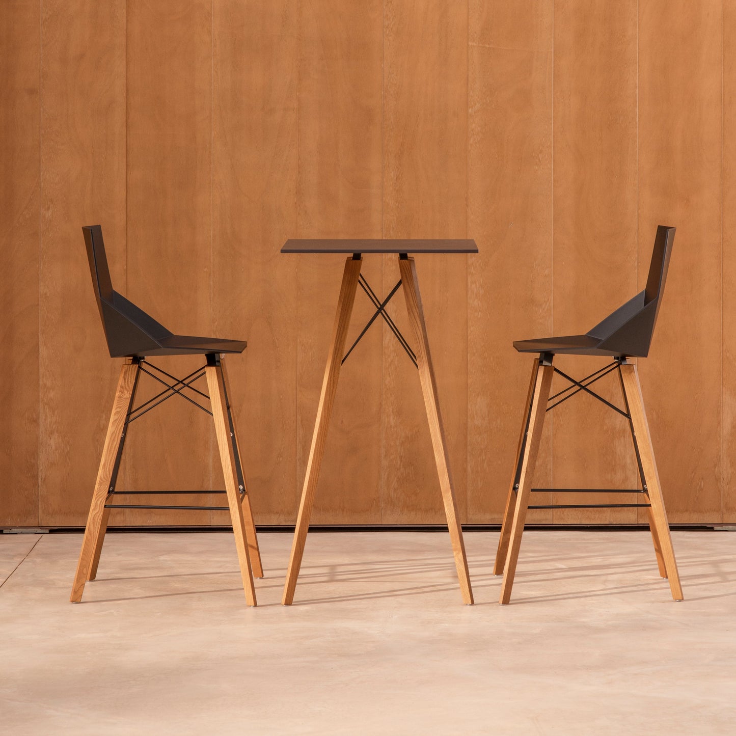 Faz Wood Stool (Set of 4)