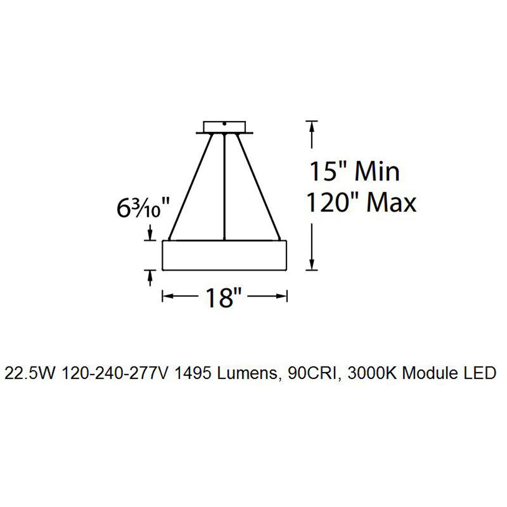 Corso LED Pendant Light