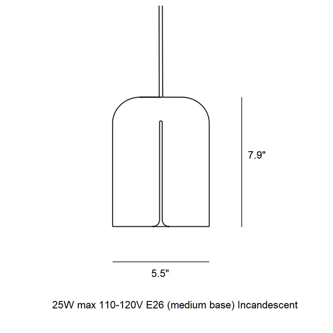 Gap Pendant Light